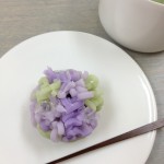 きんとん　紫陽花